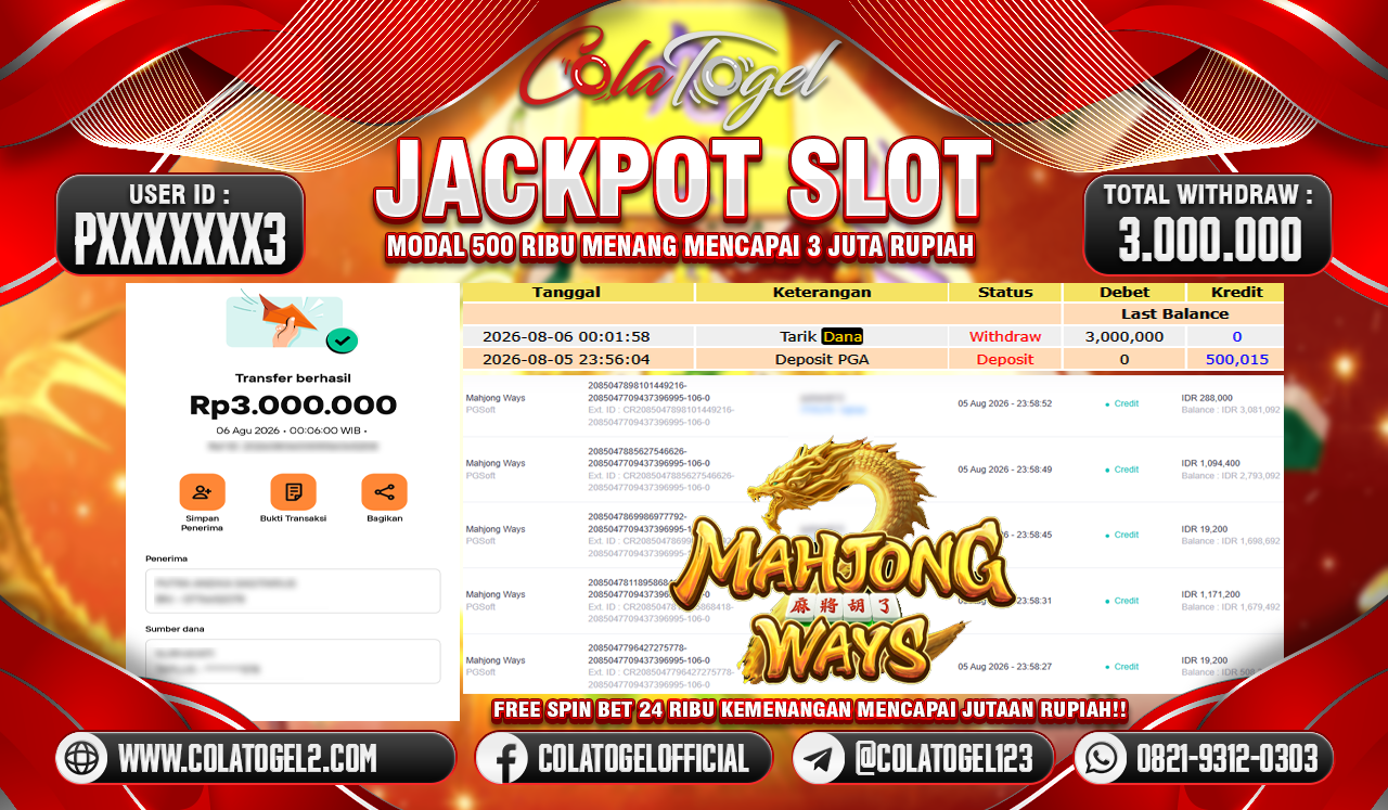 JACKPOT SLOT GACOR!!