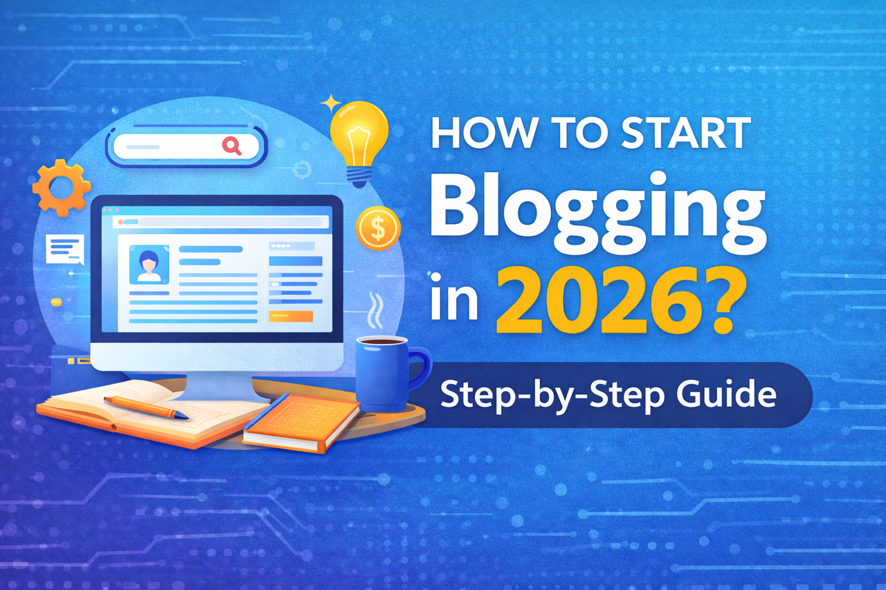 How To Start Blogging in 2026 — Complete Beginner Guide