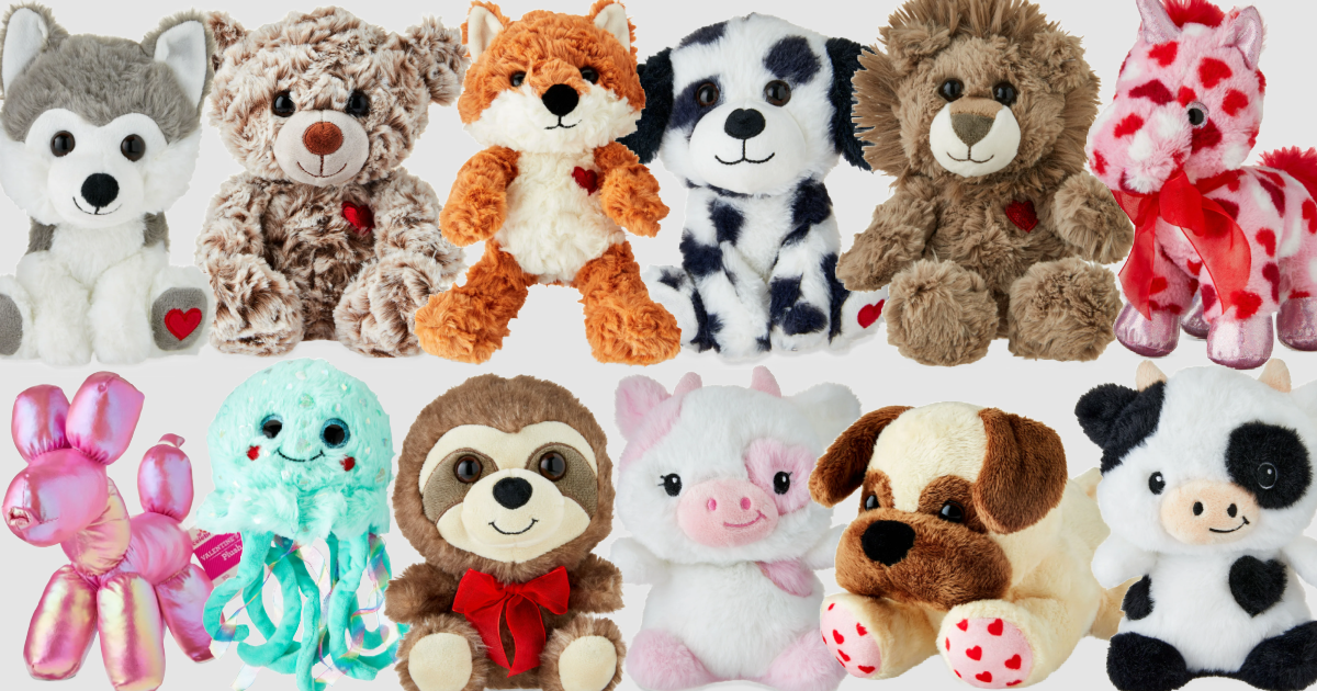 Valentine’s Day Stuffed Animals: From .97 at Walmart! Valentine’s Day Stuffed Animals: From .97 at Walmart!
