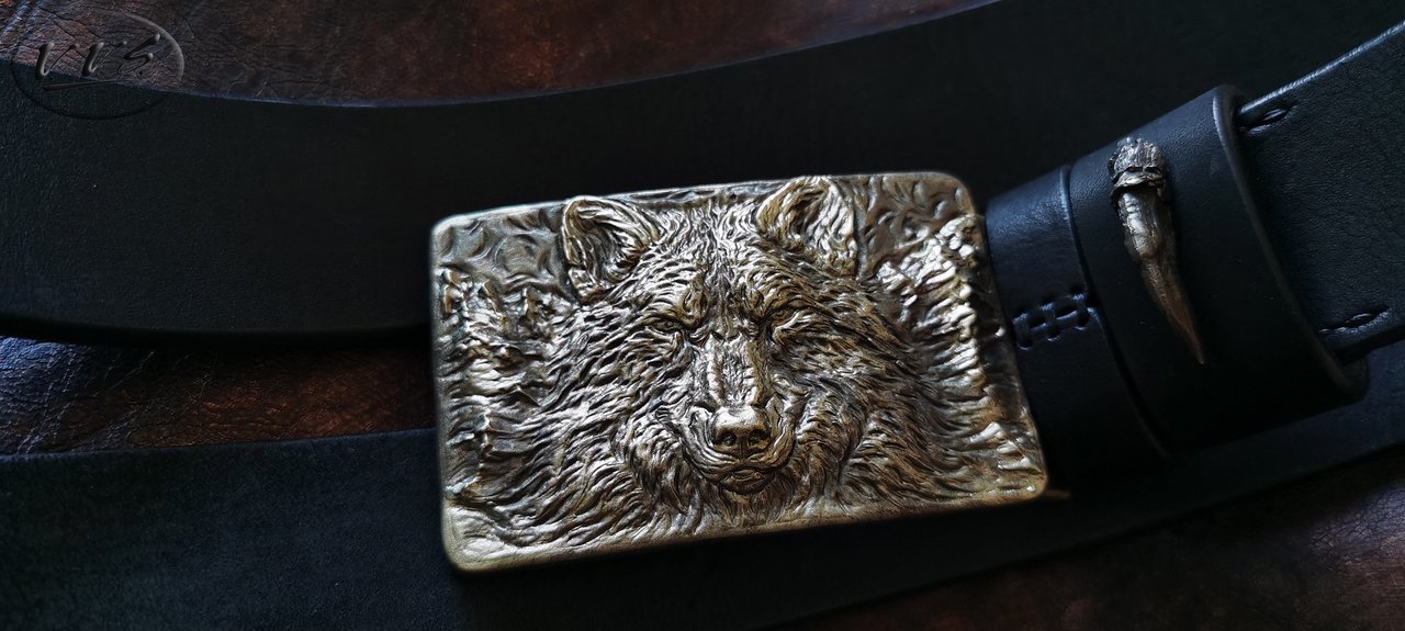 пряжка волк ремень3,1