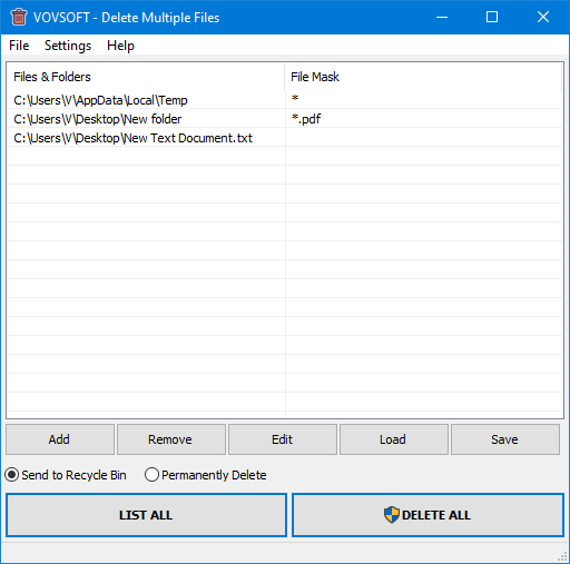 VovSoft Delete Multiple Files 1.6 Multilingual Portable