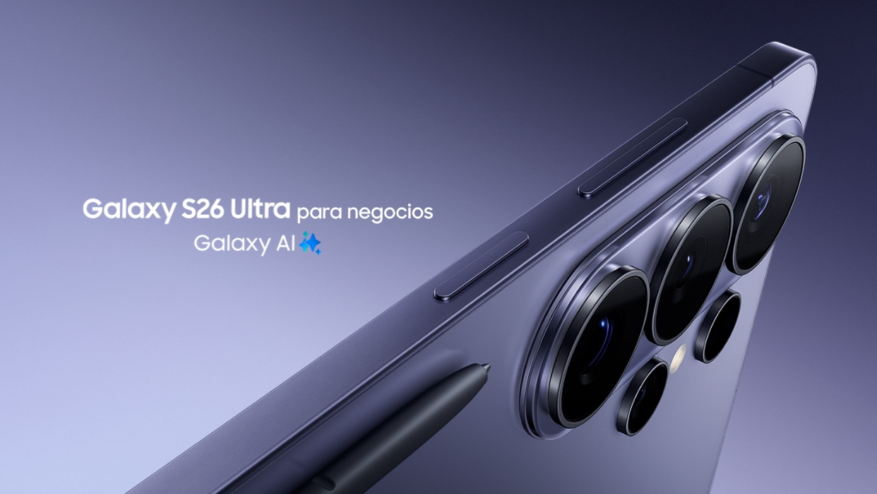 Diseño posterior del Samsung Galaxy S26 Ultra en color Negro