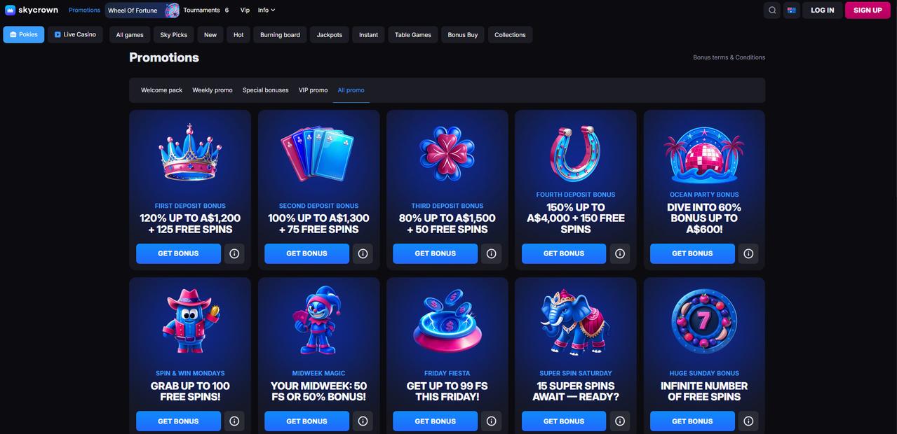 skycrown-casino-bonuses