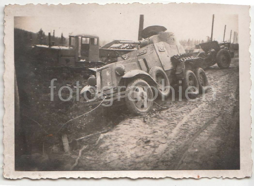 org. Foto Finnland Karelien Kfz SdKfz Panzer Spähwagen