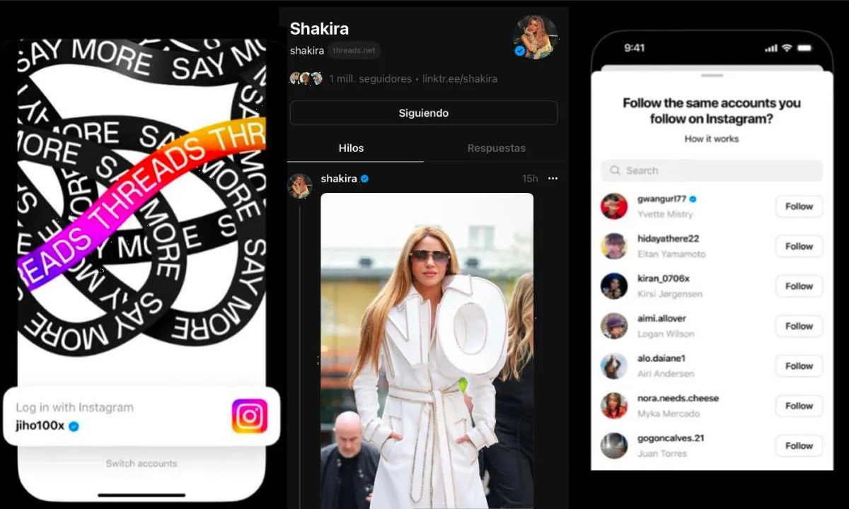 Threads alcanza los 100 millones de usuarios en un aumento récord de cinco días