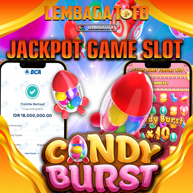 BUKTI JACKPOT 11 SEPTEMBER LEMBAGATOTO CANDY BURST  Rp.18.000.000,- LUNAS