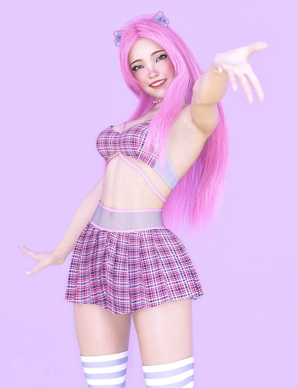 Belle and Braces for Genesis 8 Female