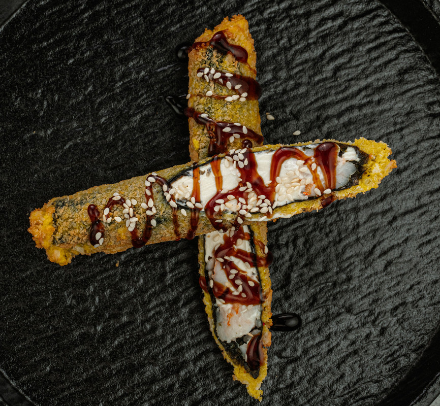 Ясай ролл с креветкой