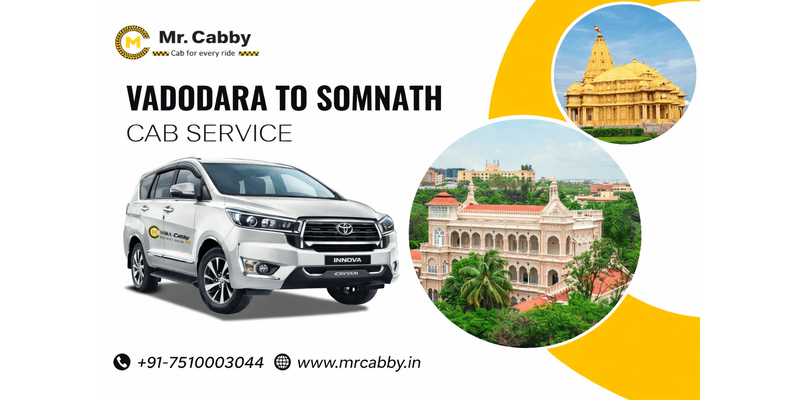 Vadodara to Somnath Cab Service