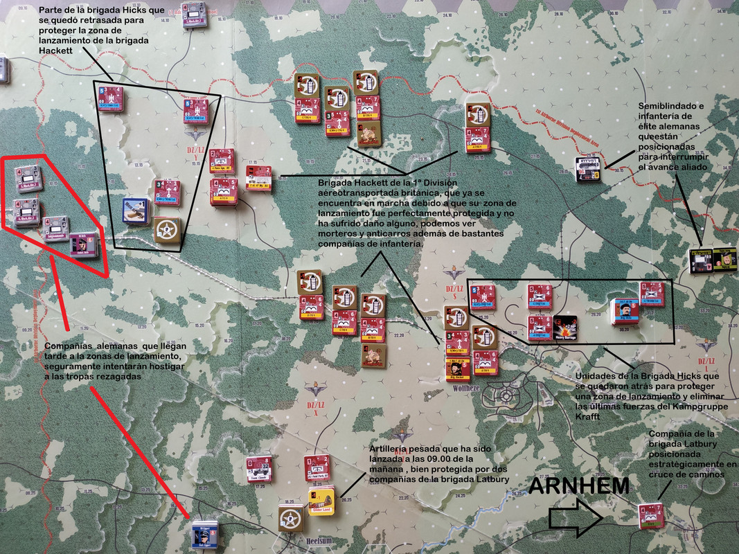 Drop zones 1ª aéreotransportada Paint