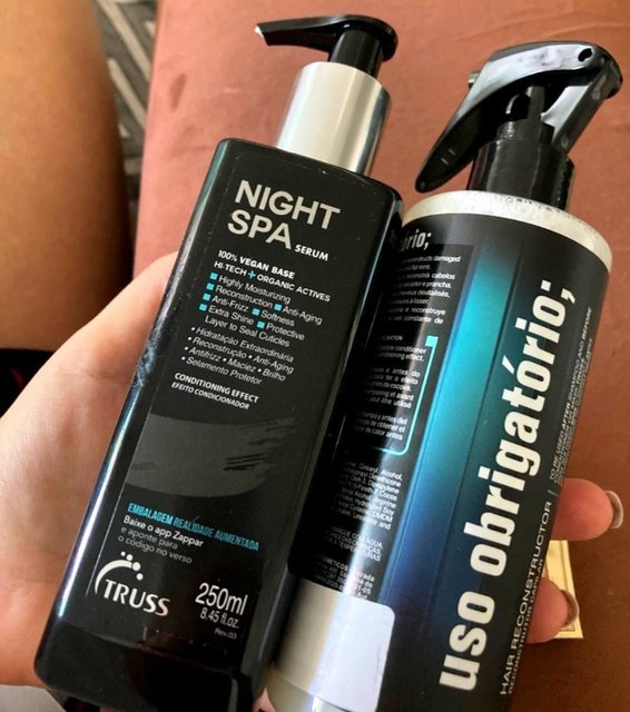 Kit Truss Night Spa 250ml + Uso Obrigatório 260ml