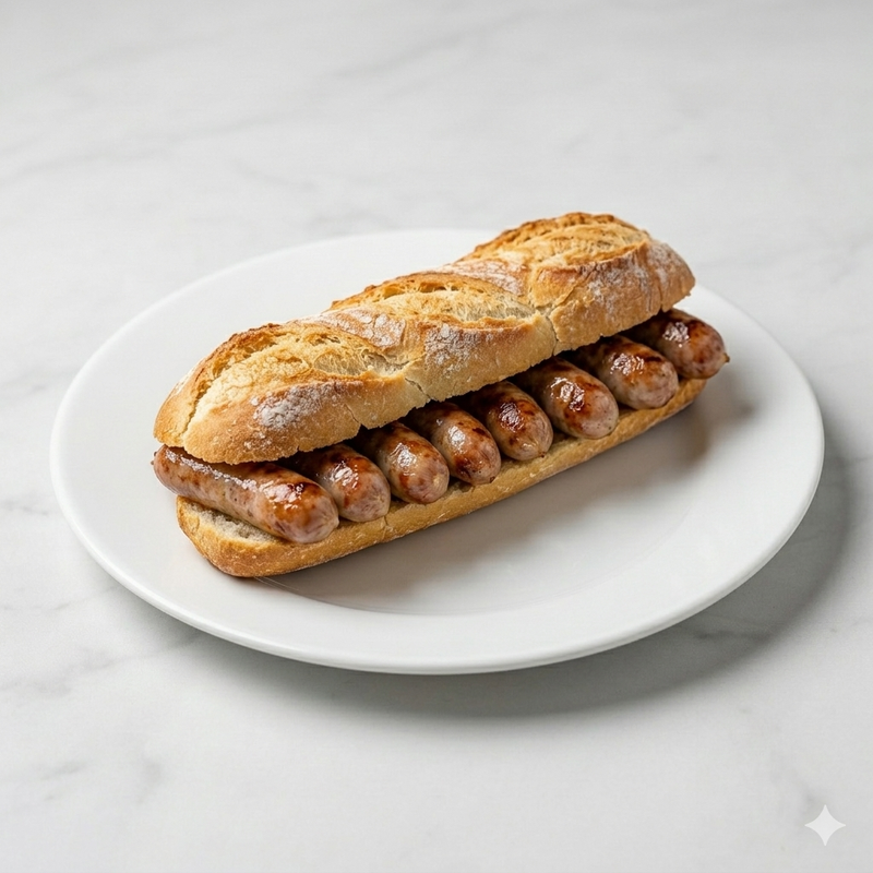 Bocadillo De Salchichón