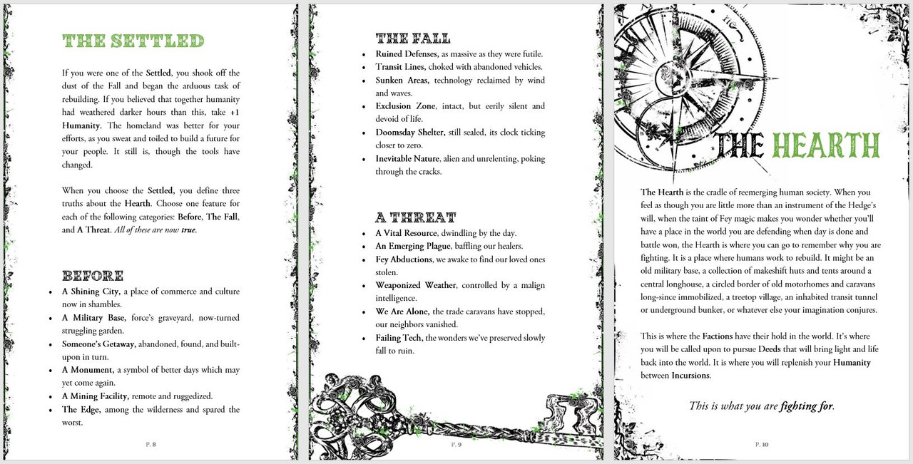 HEARTH: A Post-Apocalypse Fey Campaign Expansion for HEDGE
