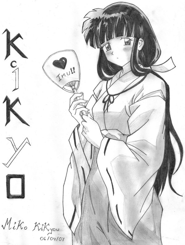 Hình vẽ Kikyou, Kagome, Sango bộ Inuyasha - Page 16 Miko_kikyou_by_mikokikyou105