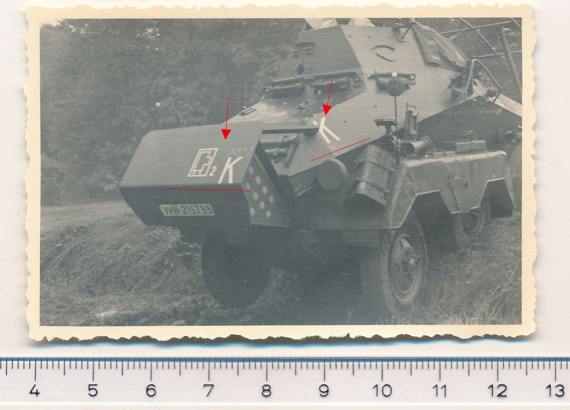 2.WK Aufklärungspanzer mit Kennung K