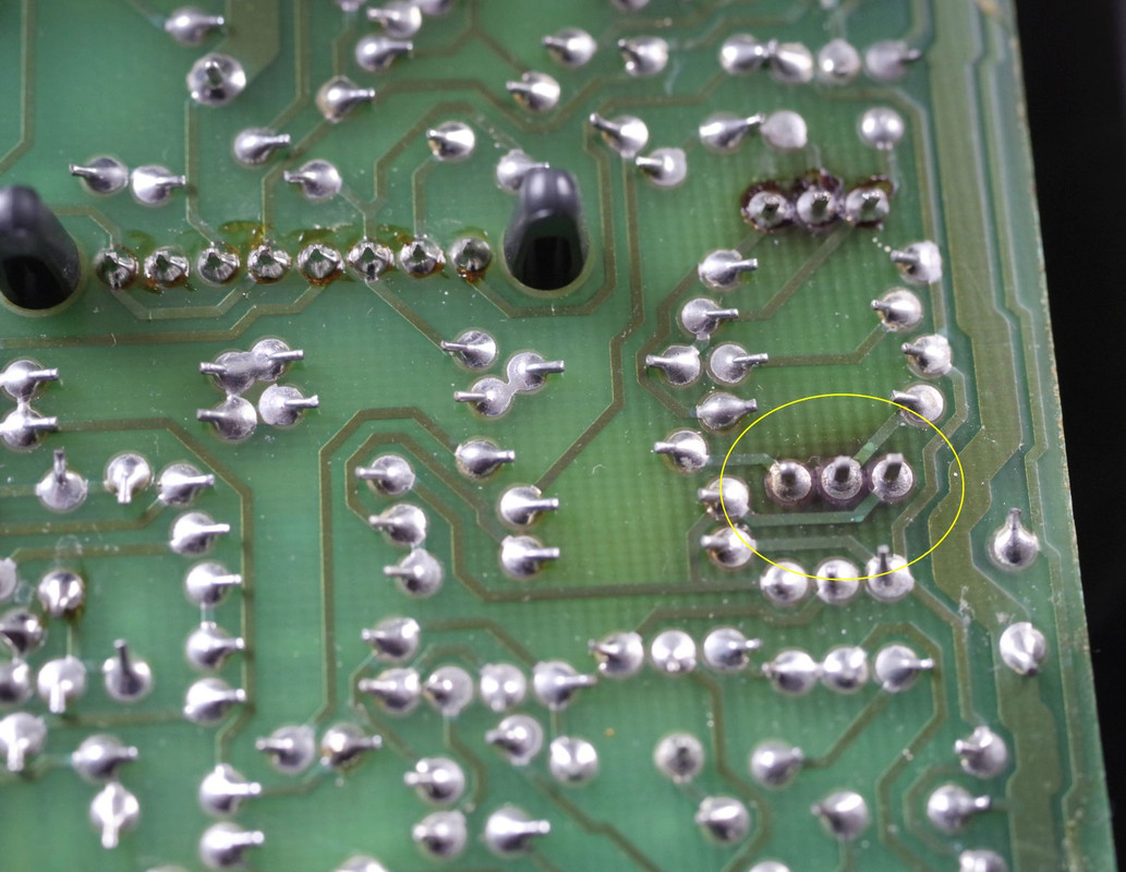 Endstufe Lötstellen