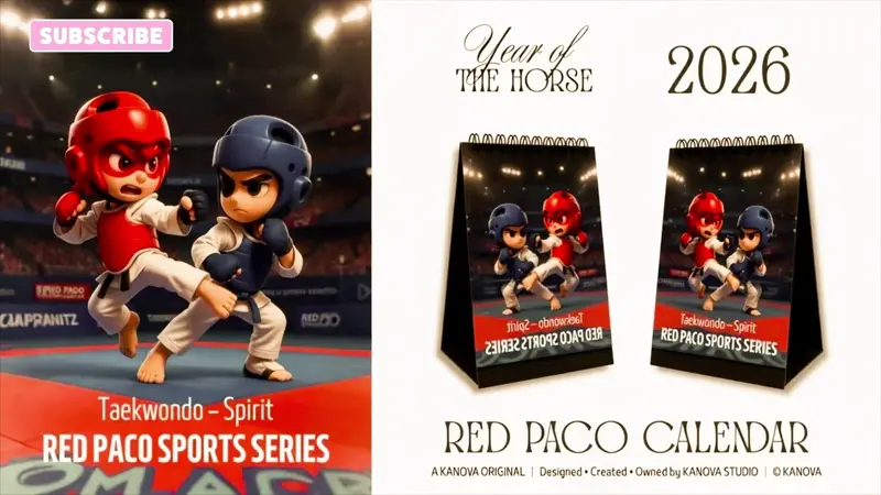 RED PACO 2026 Calendar