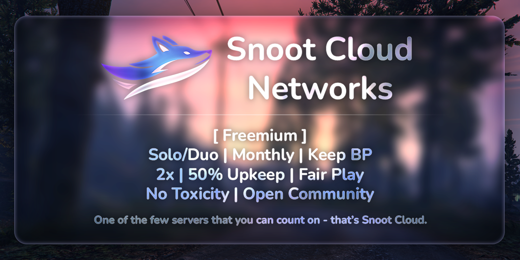 [Snoot Cloud Networks] EU | 2X | Solo/Duo | Freemium image