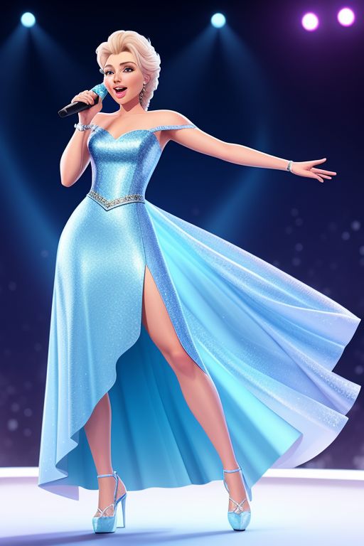 Elsa-singing-her-smash-hit-on-45