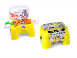 SET-SILLA-Y-VALIJA-PORTABLE DE HERRAMIENTAS