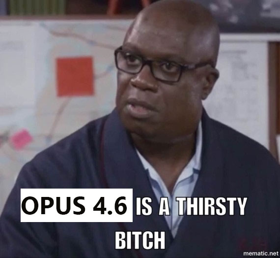 OPUS 4.6 IS HUNGRY!