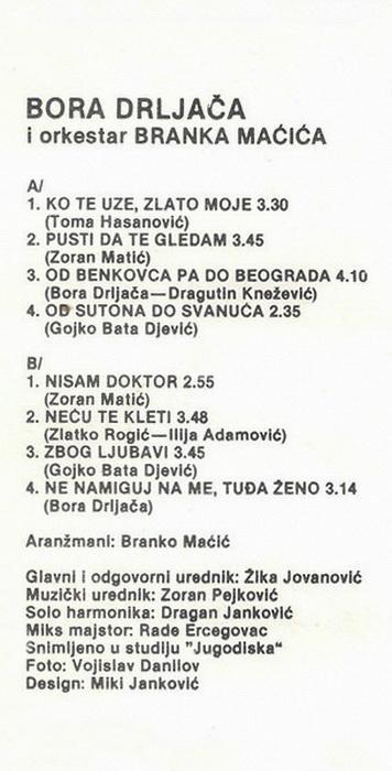 Bora Drljaca 1990-1 kz