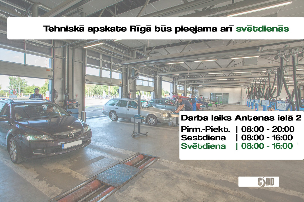 Darba laiks Antena iela svetdiena