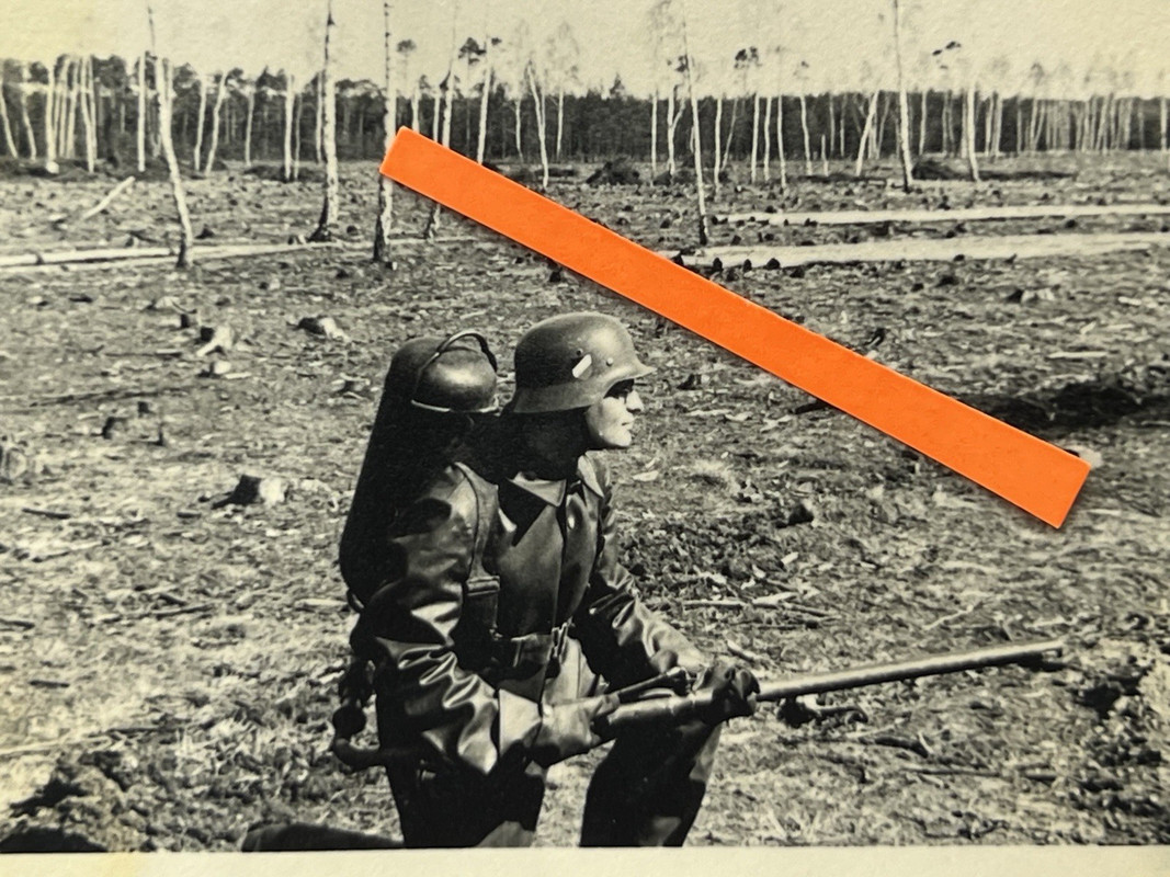 Flammenwerfer in Sudetenland 1938 Tschechische Festung Bunker Tschechoslowake