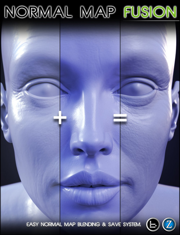 Normal Map Fusion for Genesis 3, 8, and 8.1 Normal Map Fusion for Genesis 3, 8, and 8.1