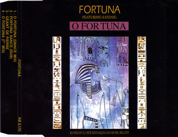 29/12/2022 - Fortuna Featuring Satenig – O Fortuna (CD - Maxi-Single)(Red Bullet – RB 8.170) 1991 R-248166-1158521463