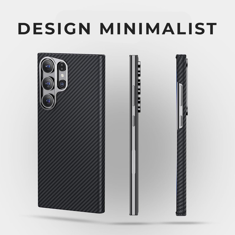 Husa pentru Samsung S24 Ultra Daden® Armor Air din fibra de aramida/Kevlar, MagSafe Integrat, Protectie Antisoc, Camera Ultra Safe, Negru 65bf6c73b1e7ab5cfc3ac962 benks samsung galaxy s24 ultra case copy