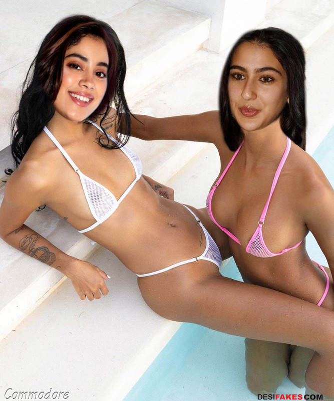 Janhvi Sara Bikini Lesbians (2)