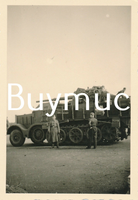 Wehrmacht, seltenes SDKFZ, umgebautes 8,8Luftwaffengeschütz