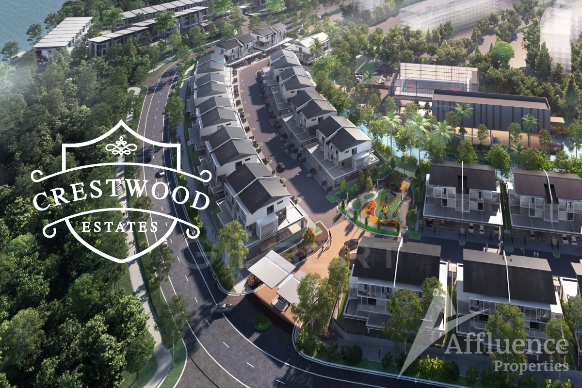 Crestwood Estates at The NorthBank - 3 Storey Semi-Detached Landed Home - Property for sale in Kuching, Sarawak