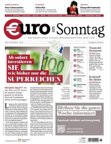 Cover: Euro am Sonntag Finanzmagazin No 18 vom 03  Mai 2024