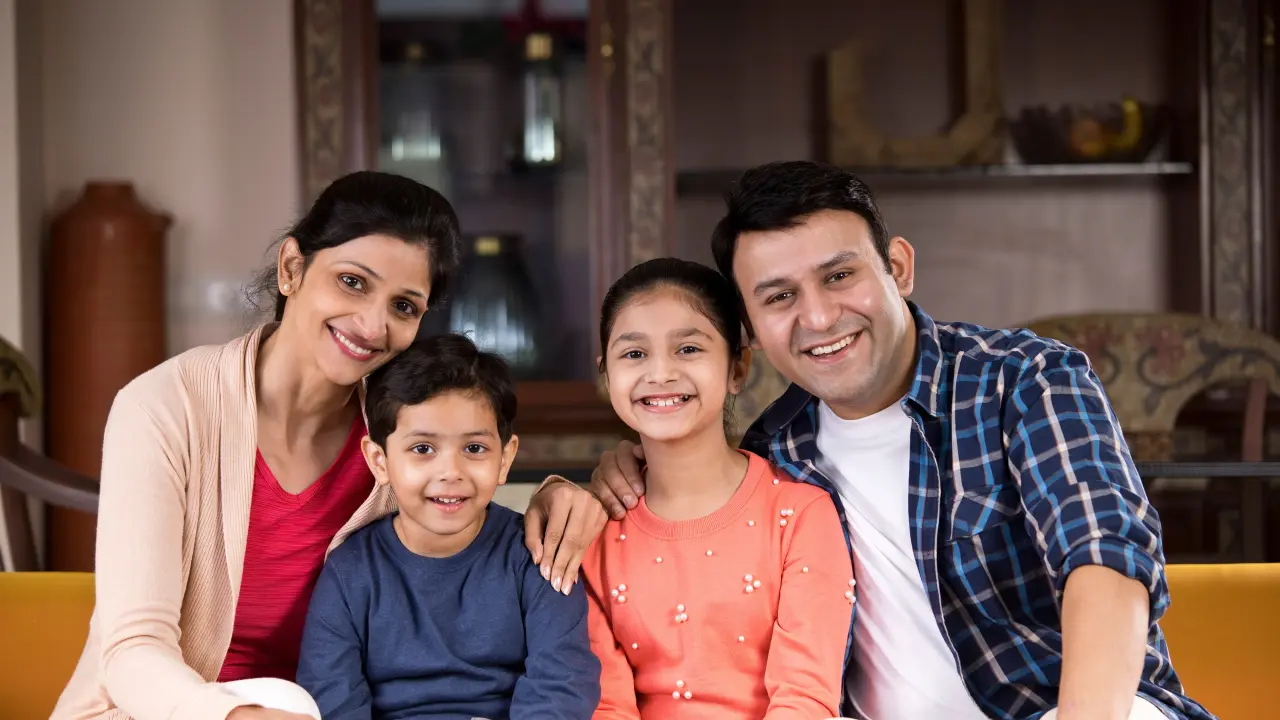 Healthy India Family Image