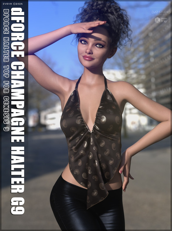 dForce Champagne Halter G9