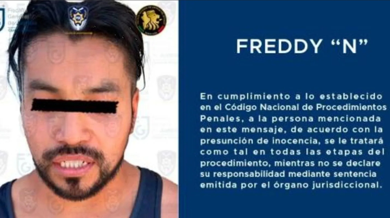Freddy 'N', feminicida implicado en caso de Montserrat Juárez, cayó en NL