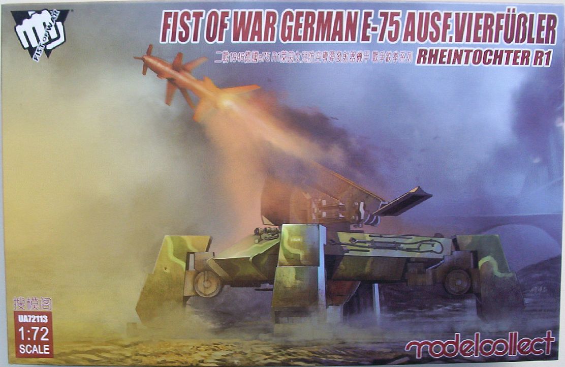 Modelcollect 72 Fist Of War German E-75 Ausf.Vierfüßler Rheintoc