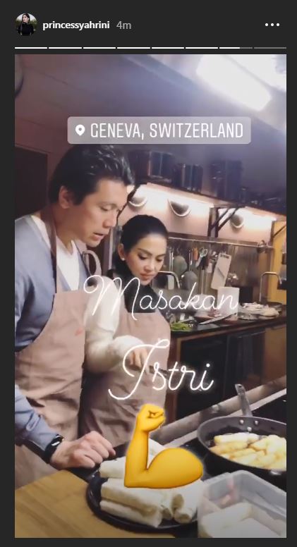 (Screenshot Instagram story Syahrini)