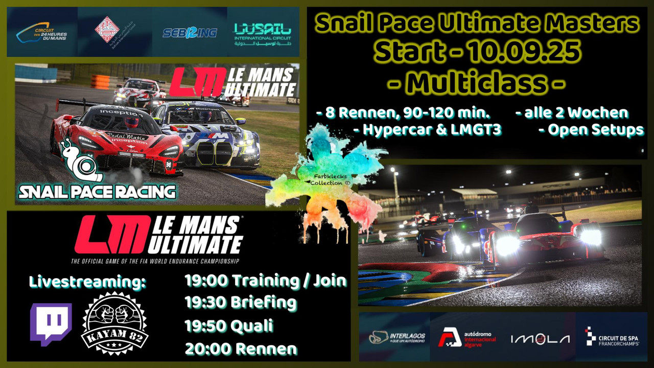 SNAIL PACE Masters Poster