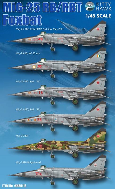 1/48 - MiG-25RB/RBT 