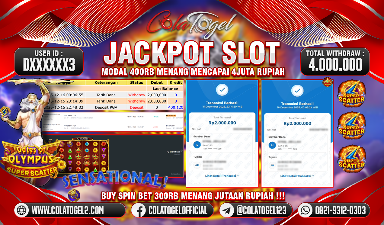 JACKPOT SLOT GACOR!!