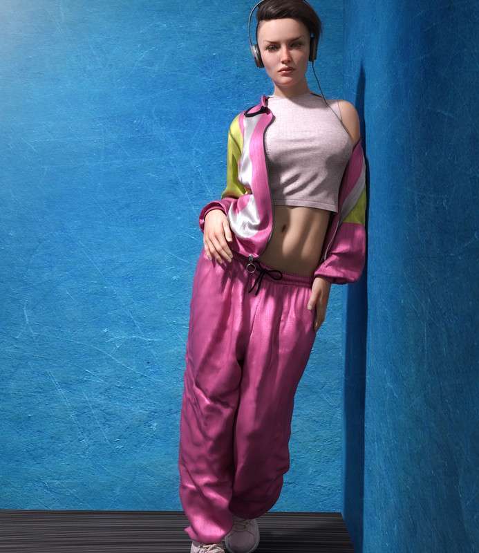 dForce Track Suit outfit for Genesis 8 & 8.1 Females dForce Track Suit outfit for Genesis 8 & 8.1 Females