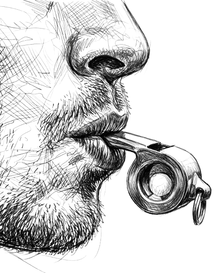 Ilustração da coluna Depois do Apito