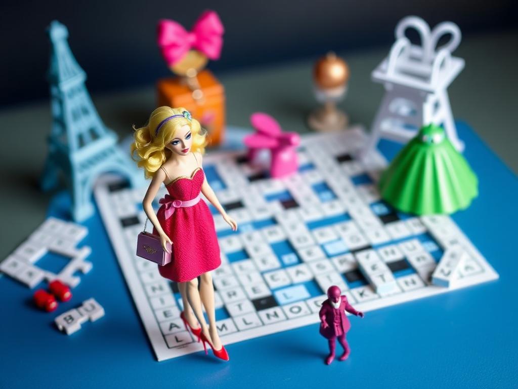 Crossword puzzles and fashion toys