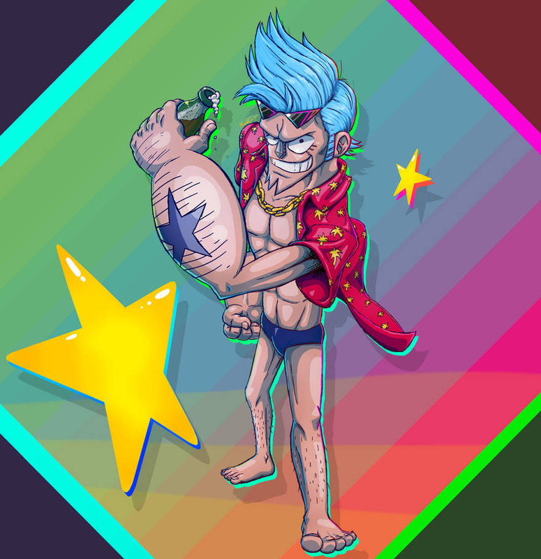 cyborg franky one piece by humble t dfy0ezy pre