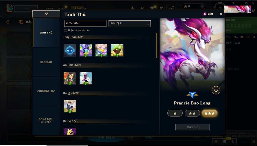 Acc DTCL # - Không Khung