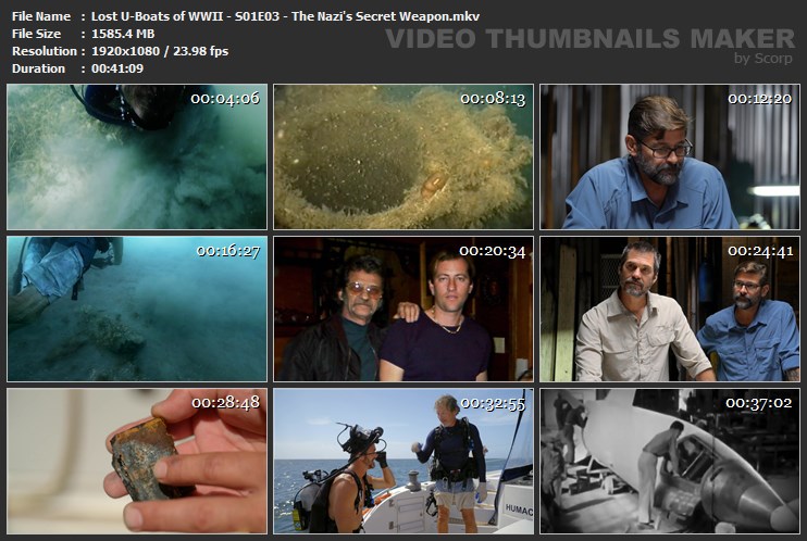 Lost U-Boats of WWII - S01E03 - The Nazi's Secret Weapon.mkv