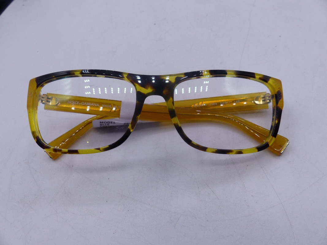 DOLCE & GABBANA DG3276 YELLOW 2969 UNISEX EYEGLASSES FRAMES SIZE54-17-140